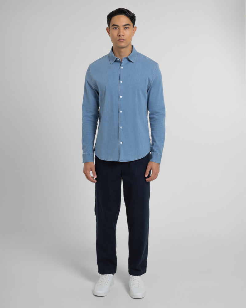 Bruera - Denim Long Sleeve Shirt