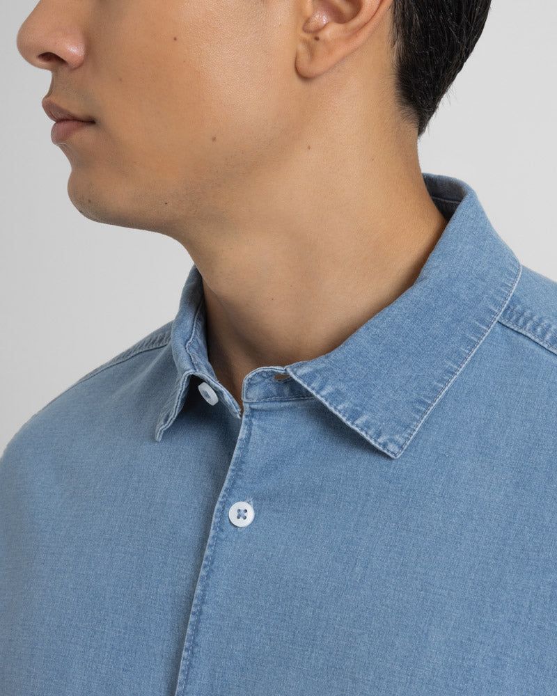 Bruera - Denim Long Sleeve Shirt