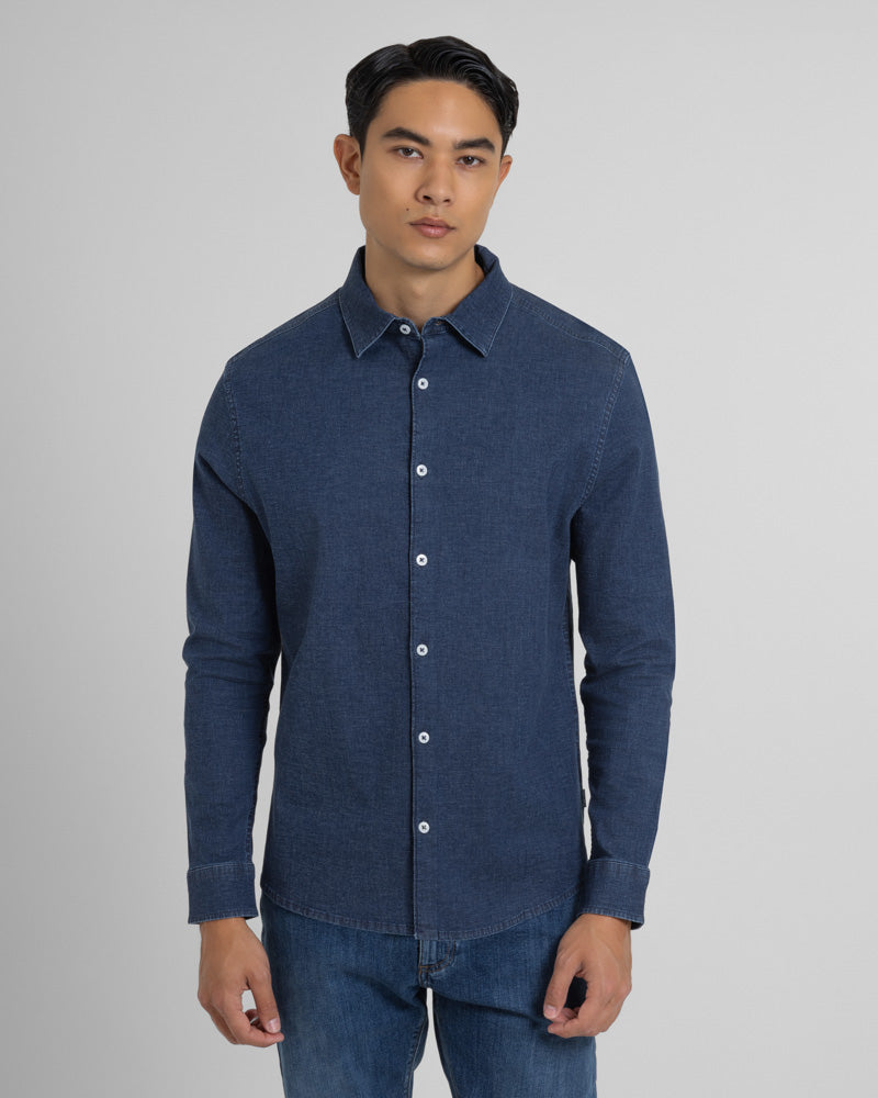 Steel & Jelly Men’s Bruera Denim Long Sleeve Shirt