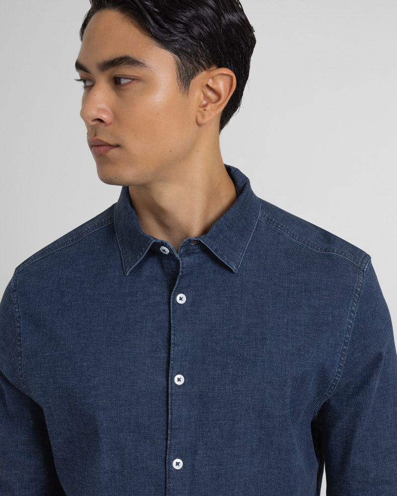 Steel & Jelly Men’s Bruera Denim Long Sleeve Shirt
