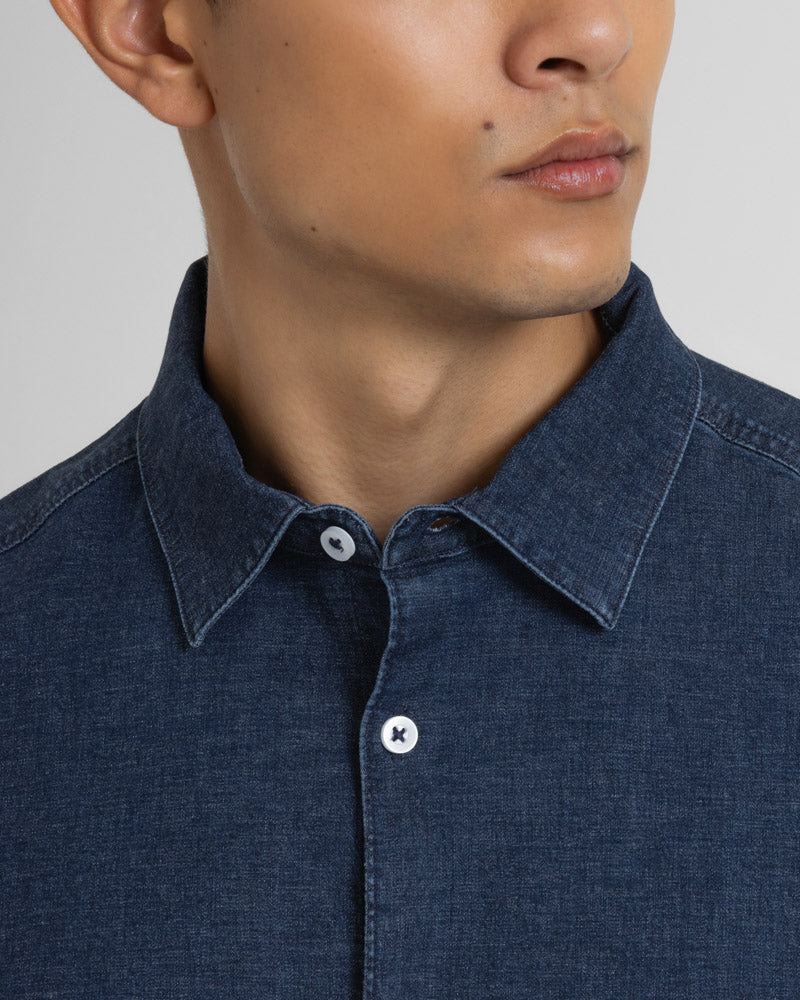 Bruera - Denim Long Sleeve Shirt