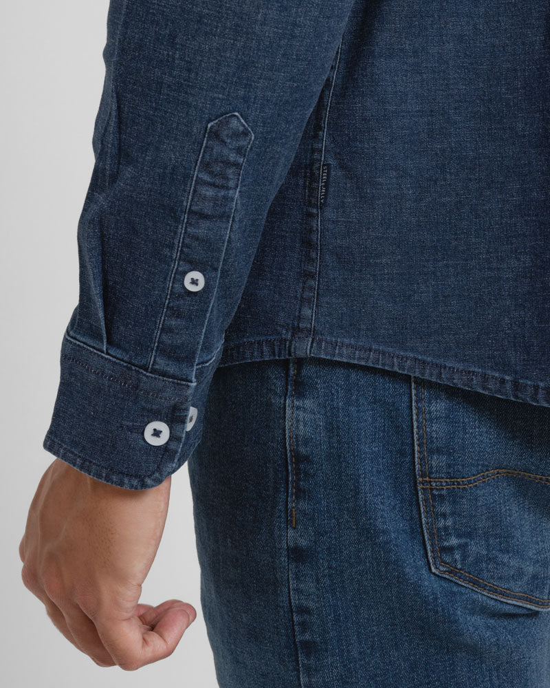 Bruera - Denim Long Sleeve Shirt