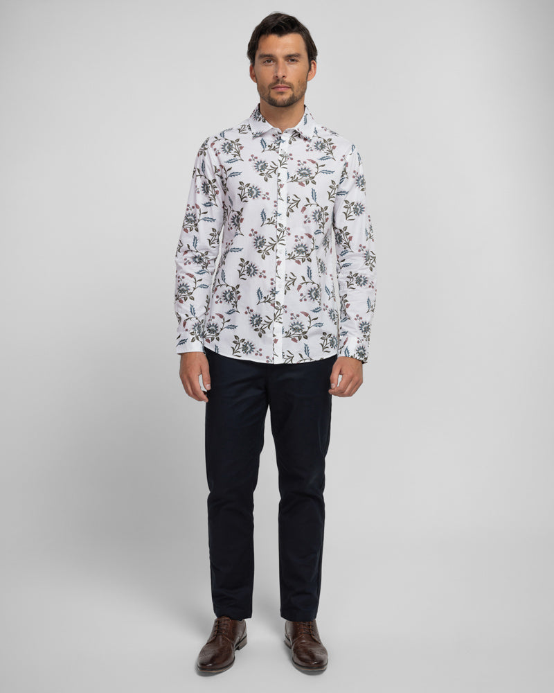 Steel & Jelly Men’s Astbury Floral Print Long Sleeve Shirt