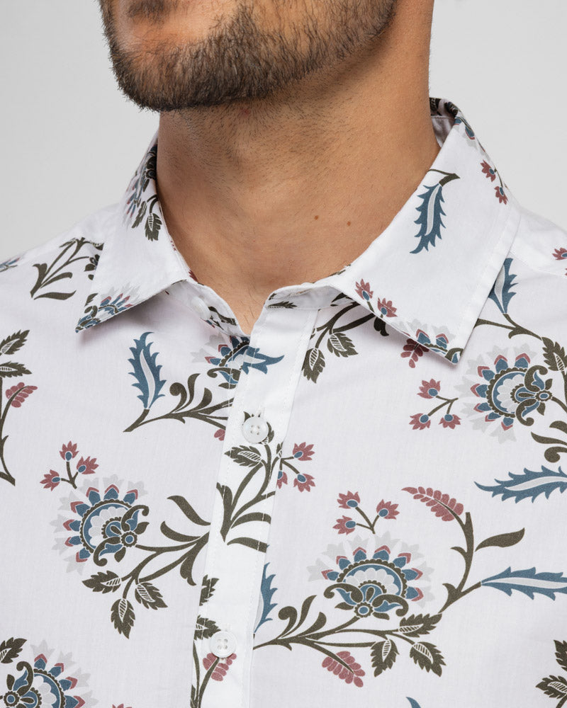 Steel & Jelly Men’s Astbury Floral Print Long Sleeve Shirt