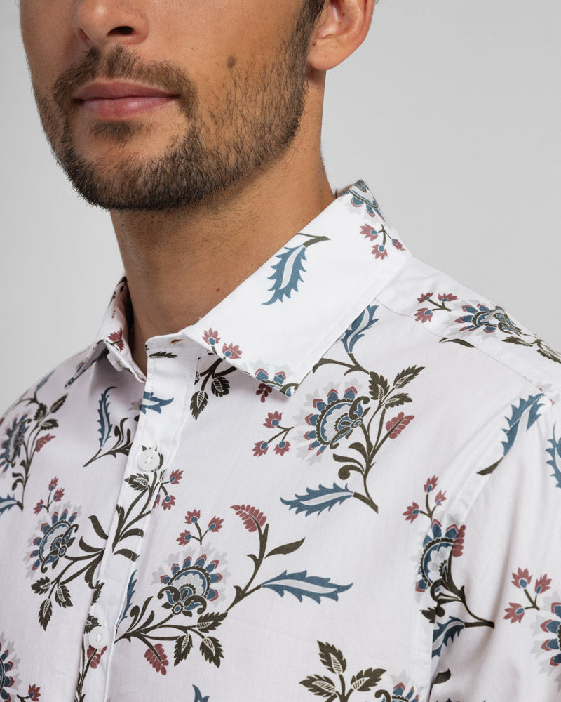 Steel & Jelly Men’s Astbury Floral Print Long Sleeve Shirt
