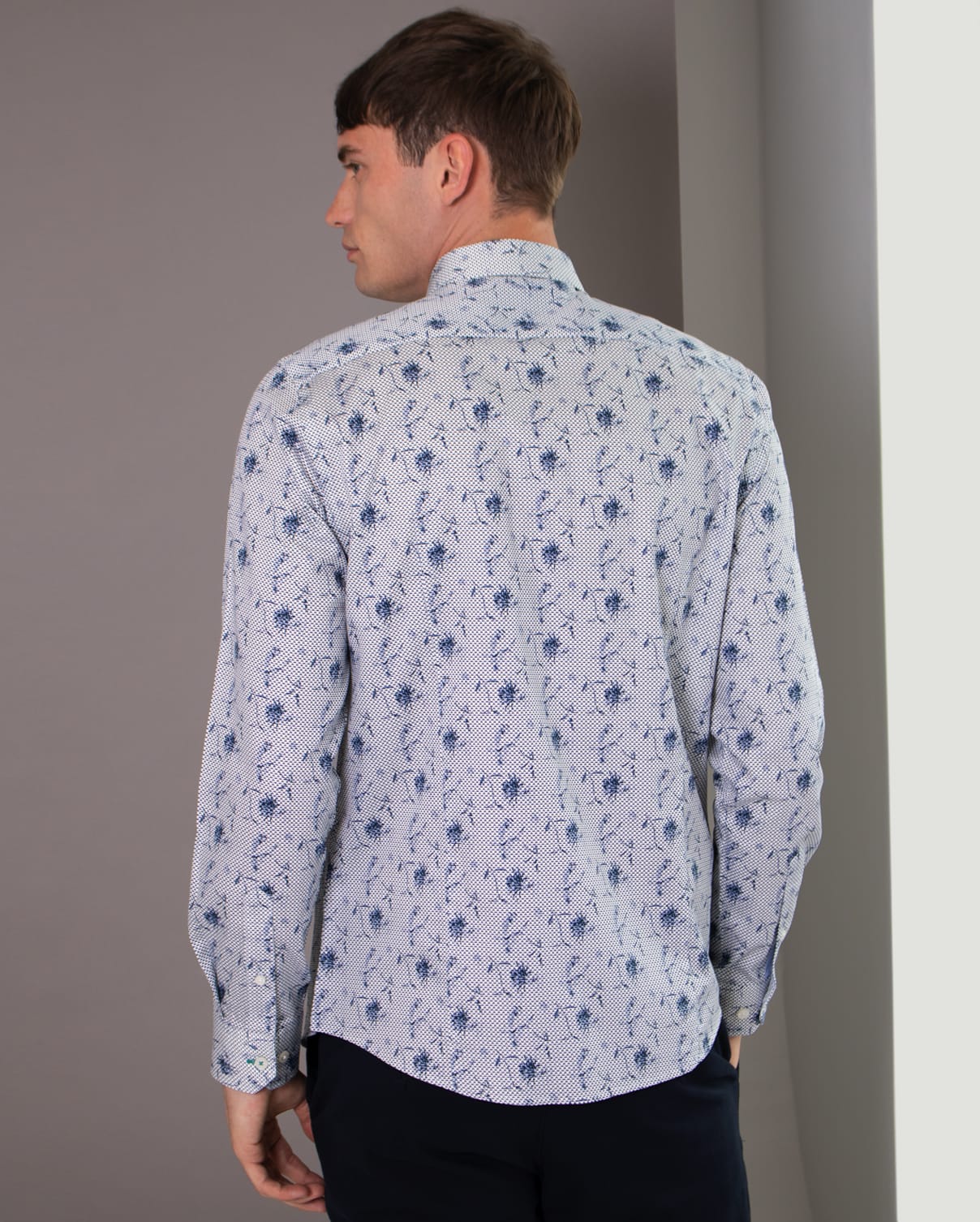 Limited Edition Mini Arrow Floral Print Long Sleeve Shirt