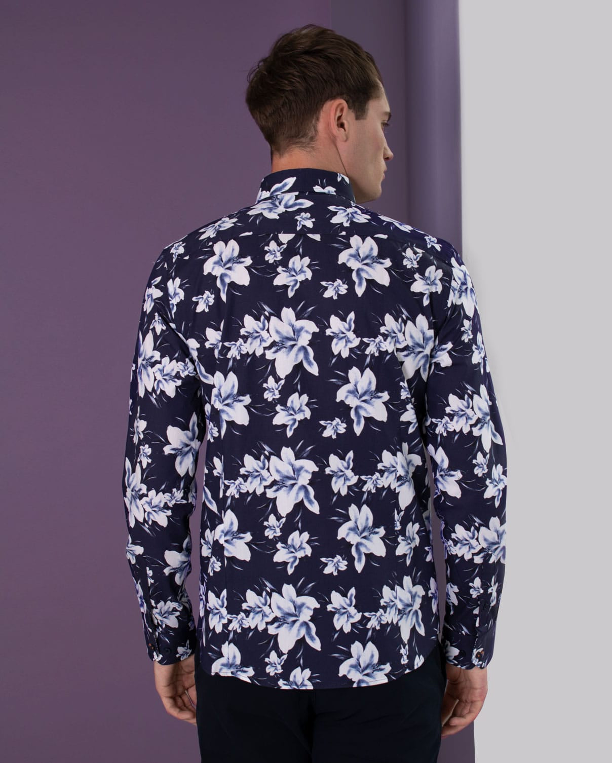 Limited Edition Bold Floral Lily Long Sleeve Shirt