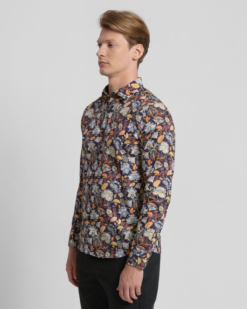 Limited Edition Eastern Floral Print Long Sleeve Shirt