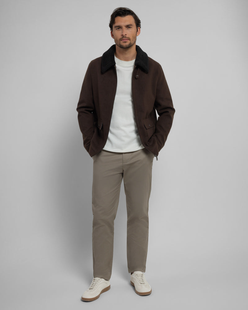 Steel & Jelly Men’s Wychall Shearling Jacket