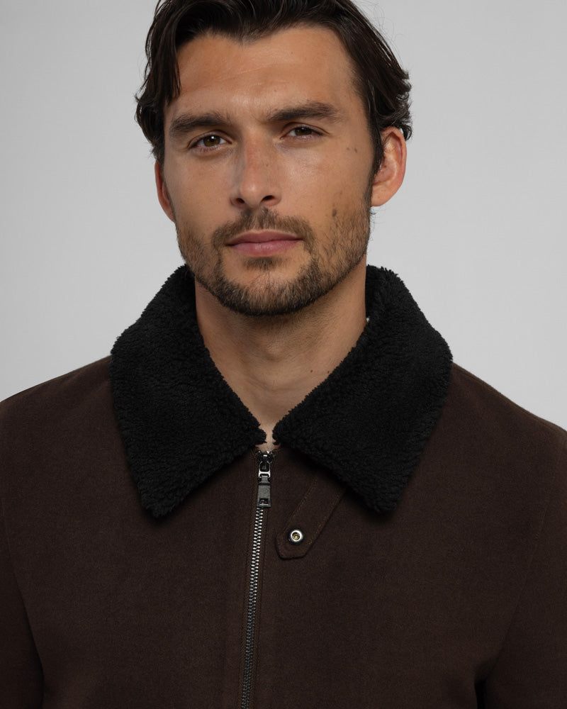 Steel & Jelly Men’s Wychall Shearling Jacket