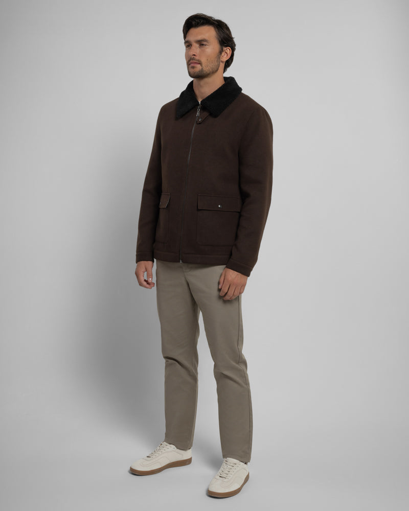 Steel & Jelly Men’s Wychall Shearling Jacket