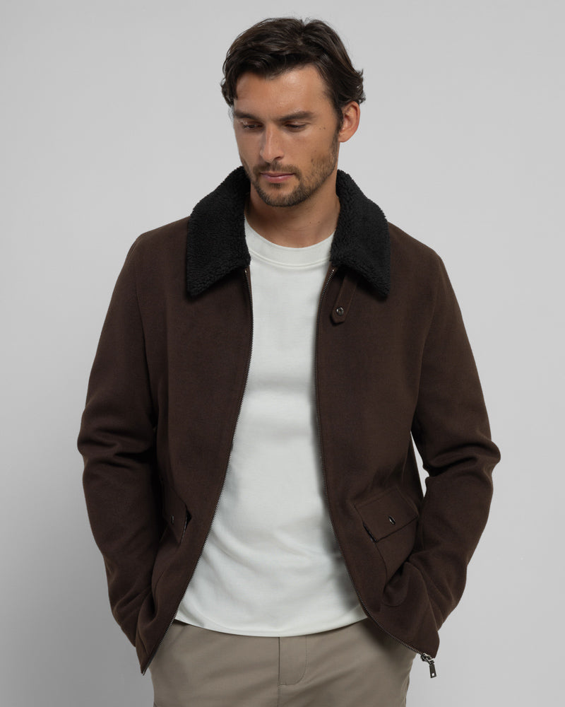 Steel & Jelly Men’s Wychall Shearling Jacket