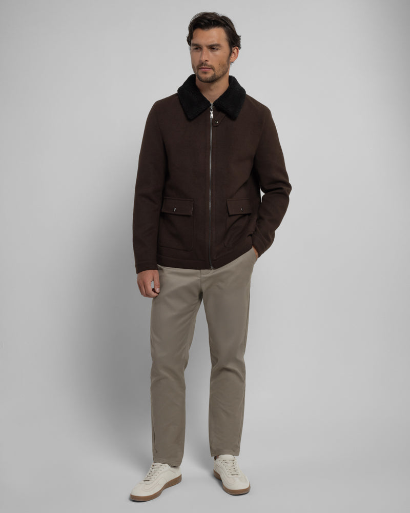 Steel & Jelly Men’s Wychall Shearling Jacket