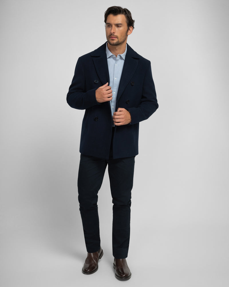 Pennington - Double-Breasted Peacoat