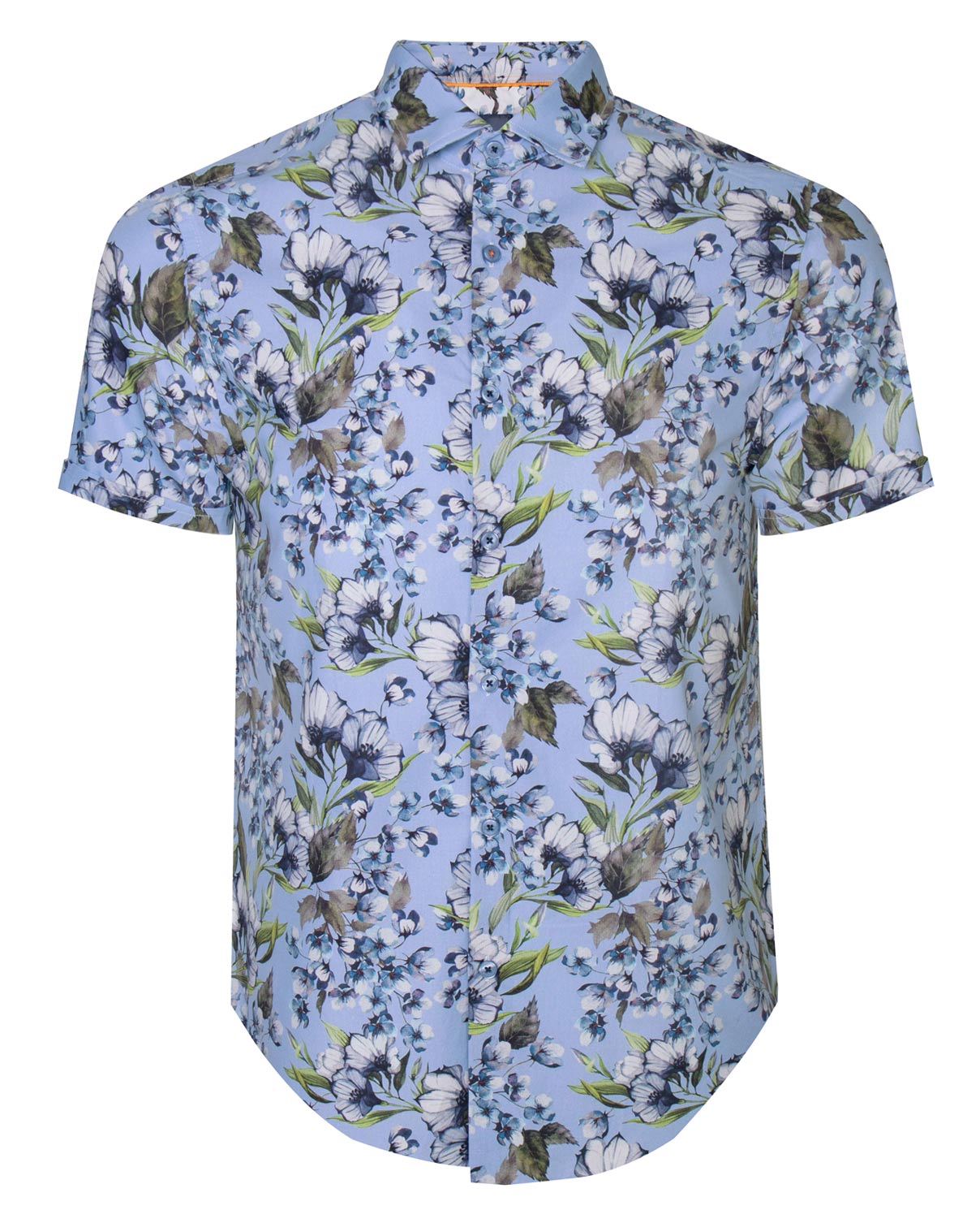Limited Edition Bold Floral Print Short Sleeve Shirt