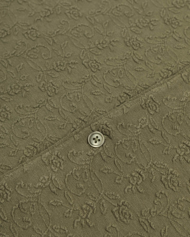 Perivale - Floral Jacquard Short Sleeve Shirt