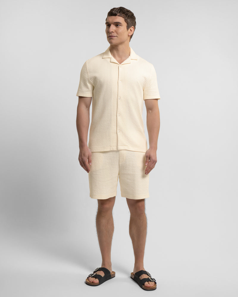 Leyton - Check Texture Jersey Short Sleeve Shirt