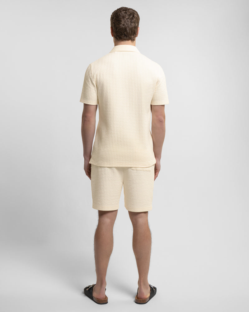 Leyton - Check Texture Jersey Short Sleeve Shirt