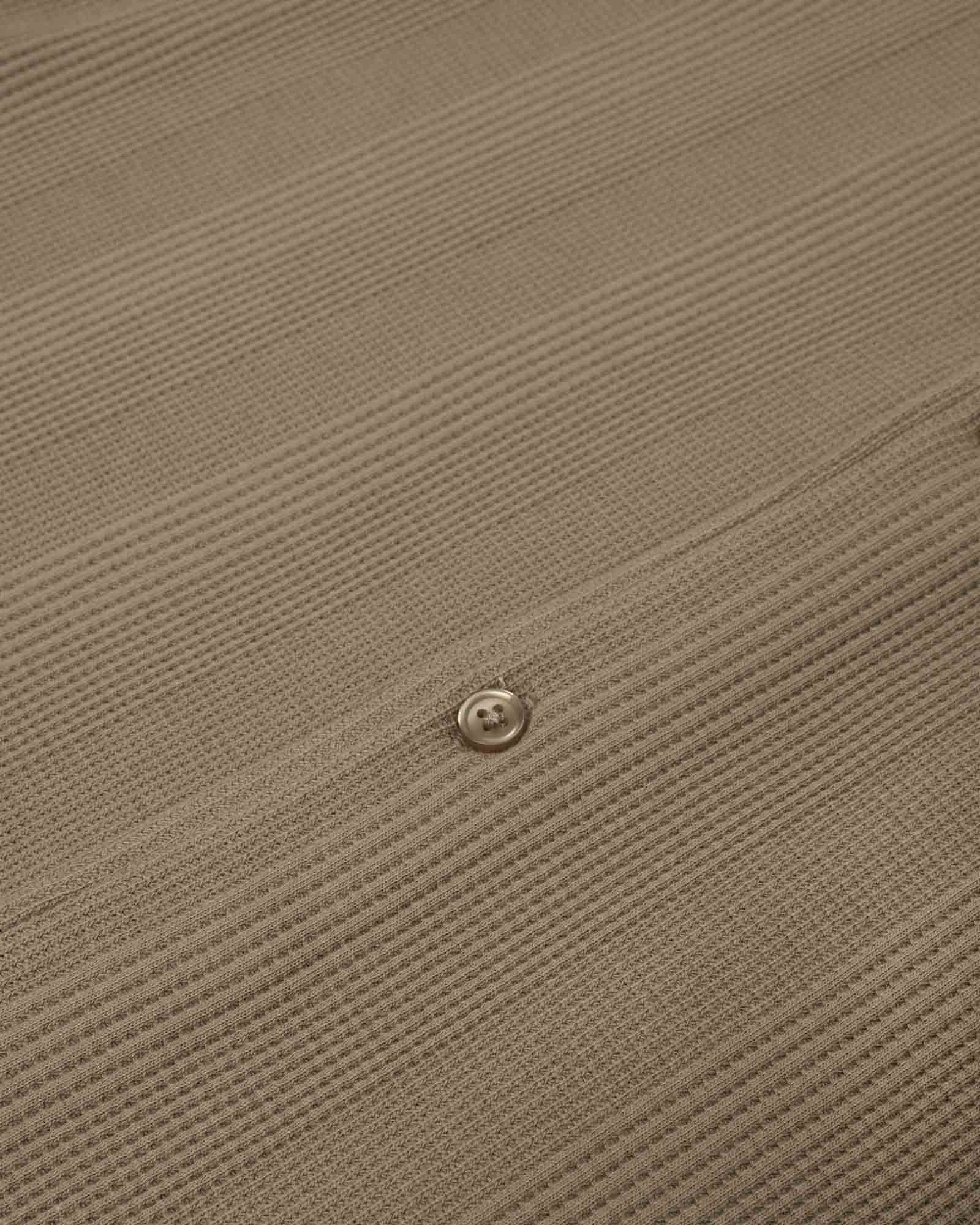 Charlton – Stripe Jacquard Short Sleeve Shirt & Short Set Stone