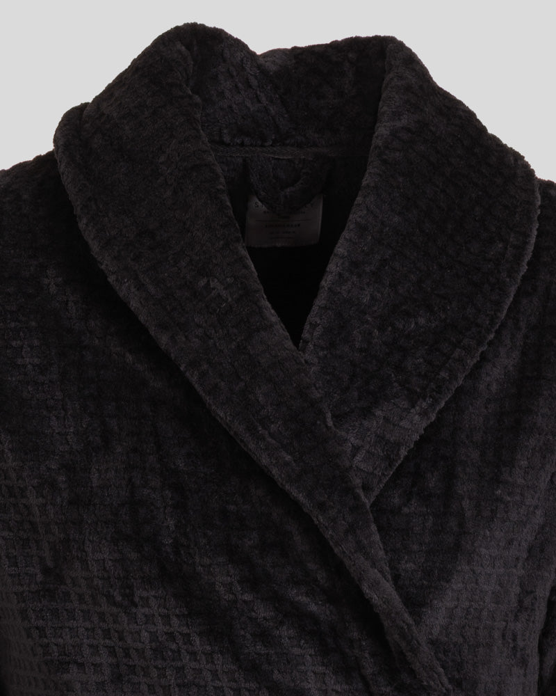 Osterley - Waffle Texture Supersoft Fleece Dressing Gown