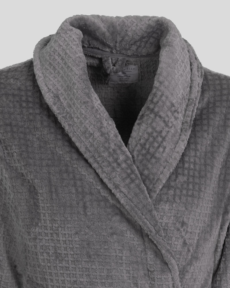 Osterley - Waffle Texture Supersoft Fleece Dressing Gown