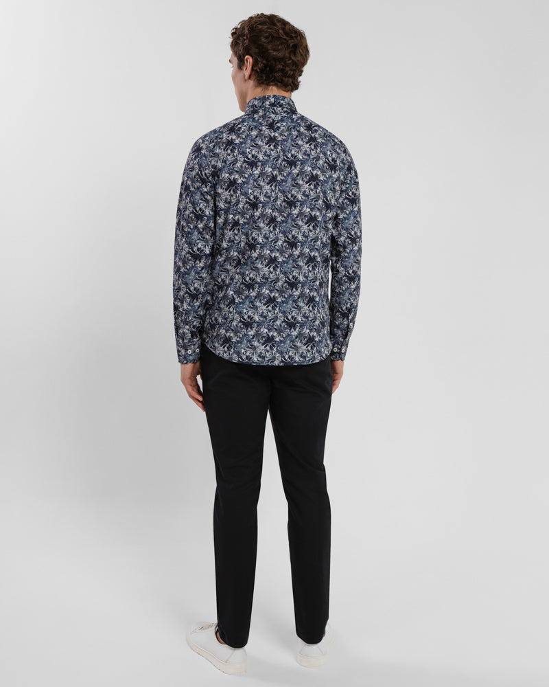 Limited Edition Navy Floral Slim Fit Shirt