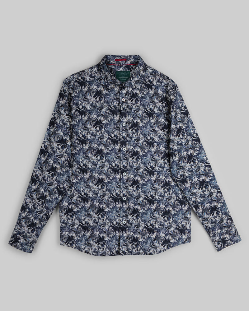 Limited Edition Navy Floral Slim Fit Shirt