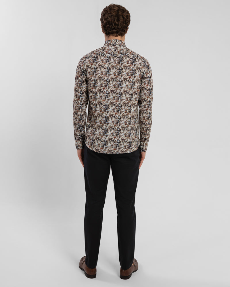 Limited Edition Stone Abstract Slim Fit Shirt