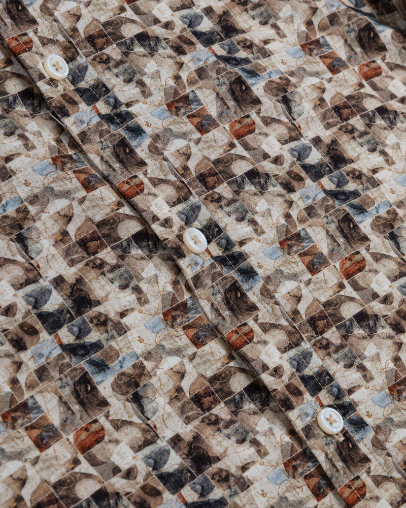 Limited Edition Stone Abstract Slim Fit Shirt