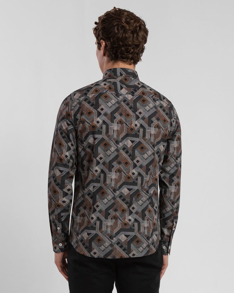 Limited Edition Slate Aztec Slim Fit Shirt