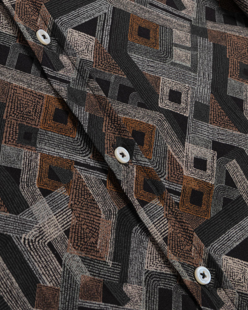 Limited Edition Slate Aztec Slim Fit Shirt