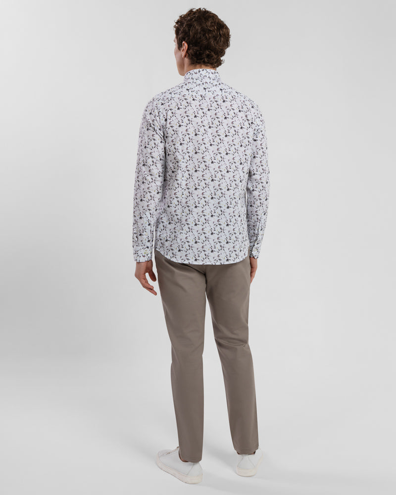 Limited Edition Sketch Floral Slim Fit Shirt
