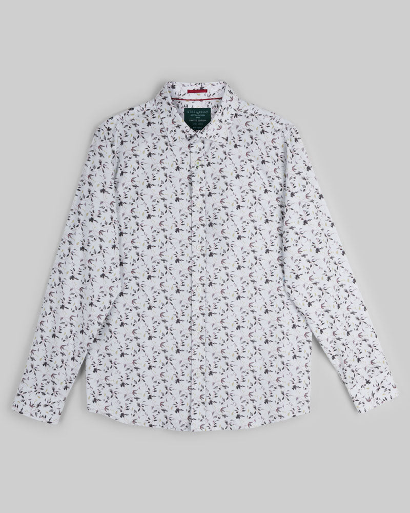 Limited Edition Sketch Floral Slim Fit Shirt