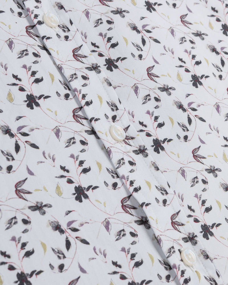 Limited Edition Sketch Floral Slim Fit Shirt