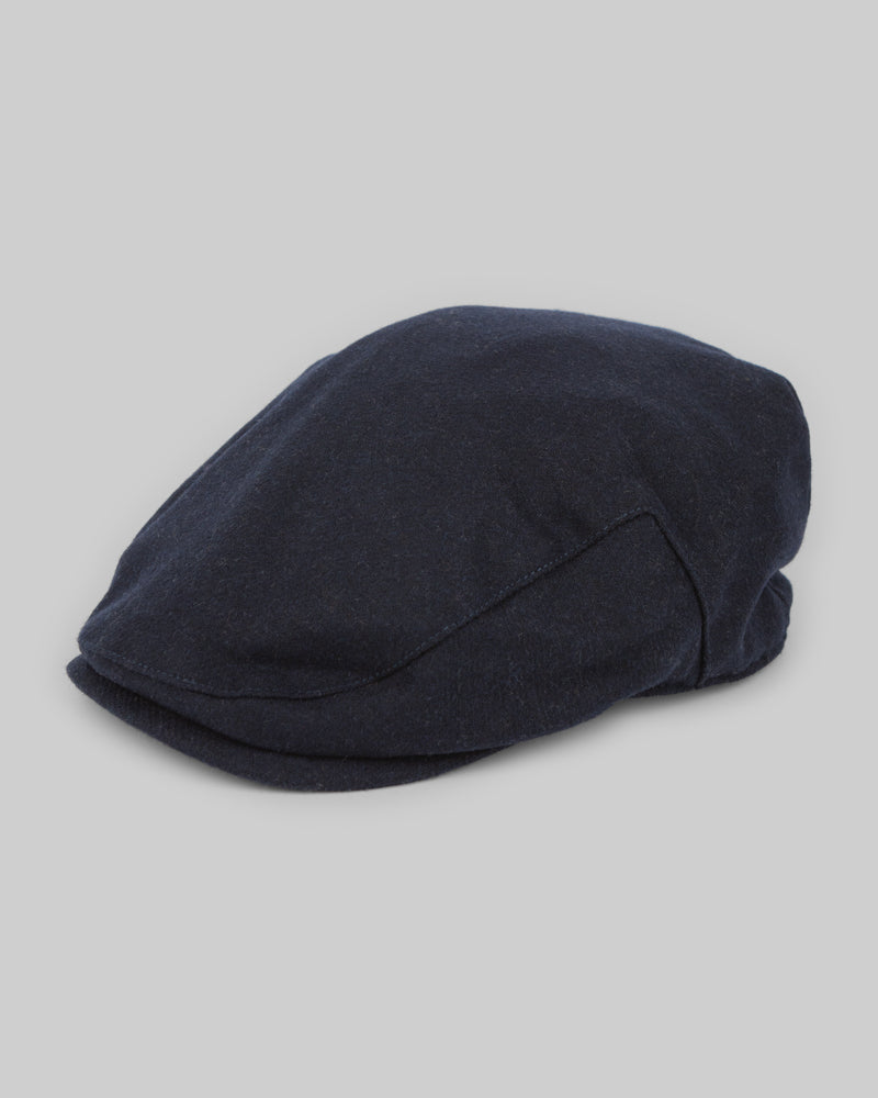 Navy Flat Cap
