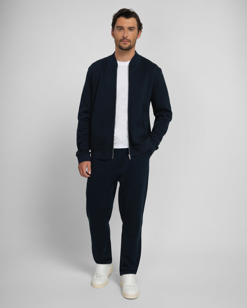 Larsson & Co Men’s Tarporley Pique Straight Leg Jersey Joggers