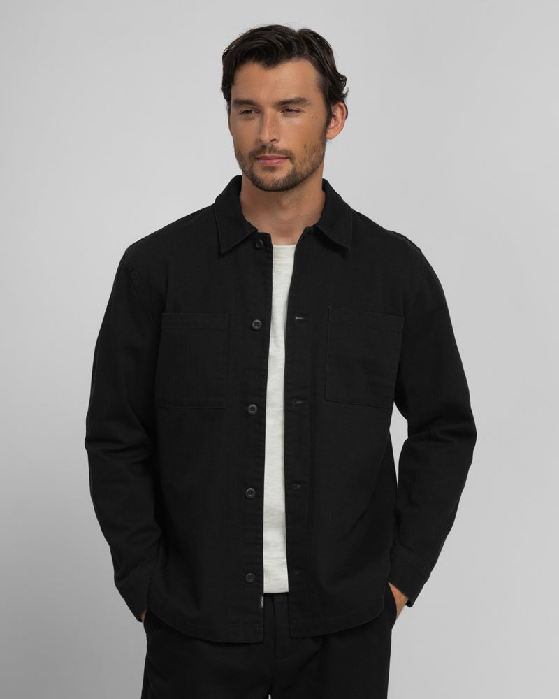 Steel & Jelly Men’s Farndon Herringbone Overshirt