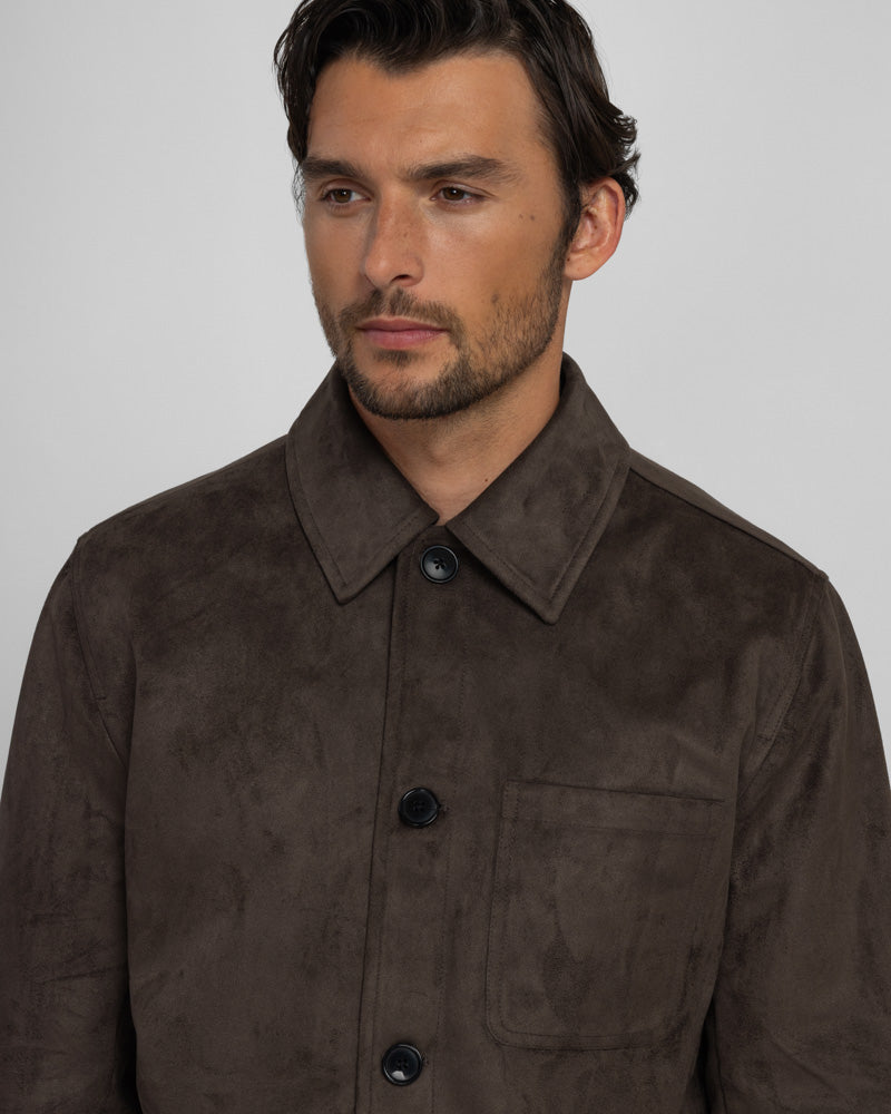 Steel & Jelly Men’s Backford Faux Suede Jacket