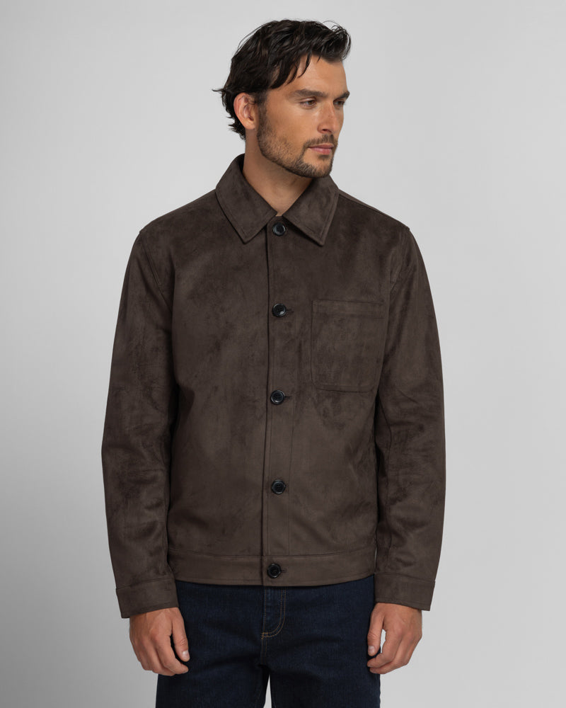 Backford - Faux Suede Jacket