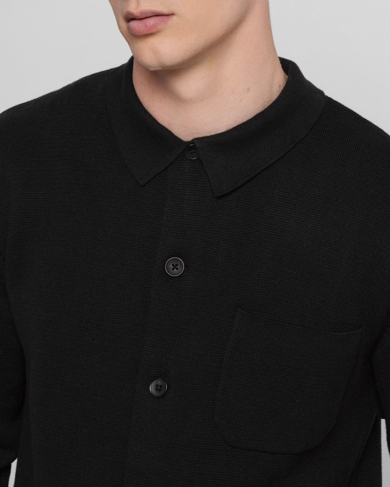 Heavy Milano Knit Overshirt