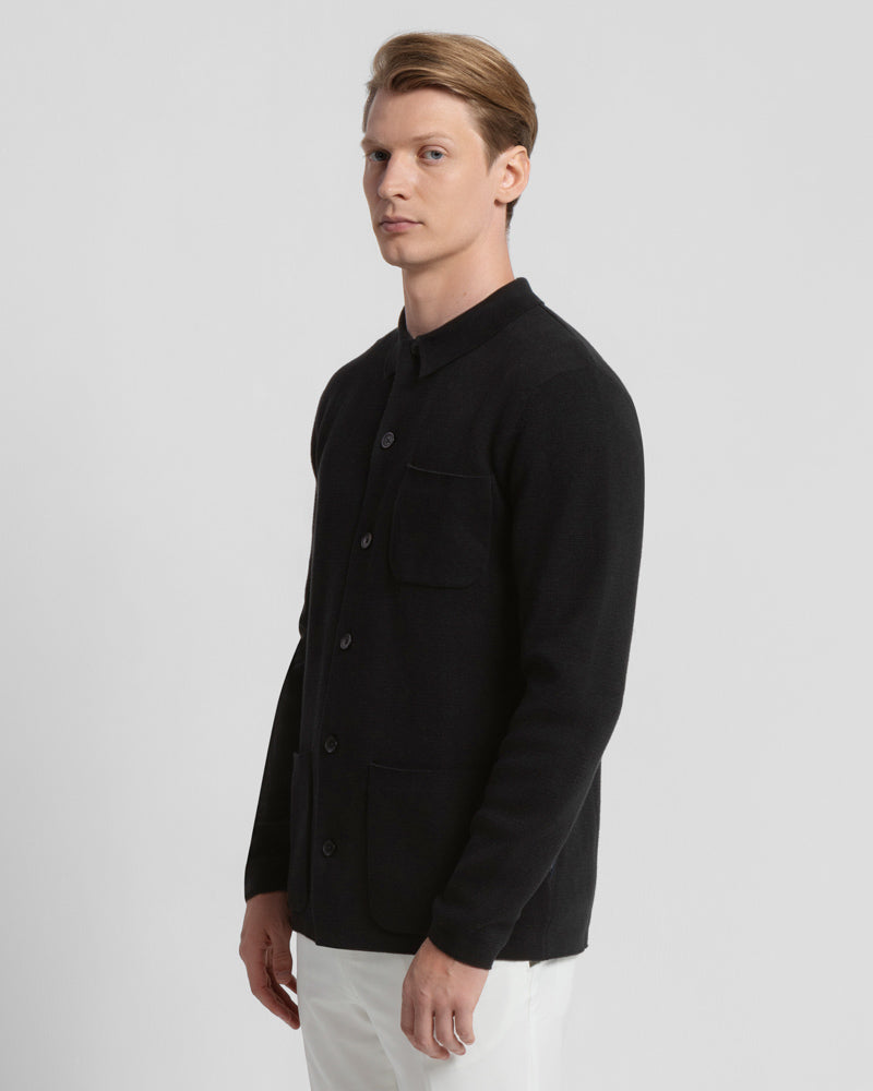 Heavy Milano Knit Overshirt
