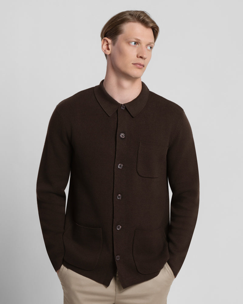 Heavy Milano Knit Overshirt