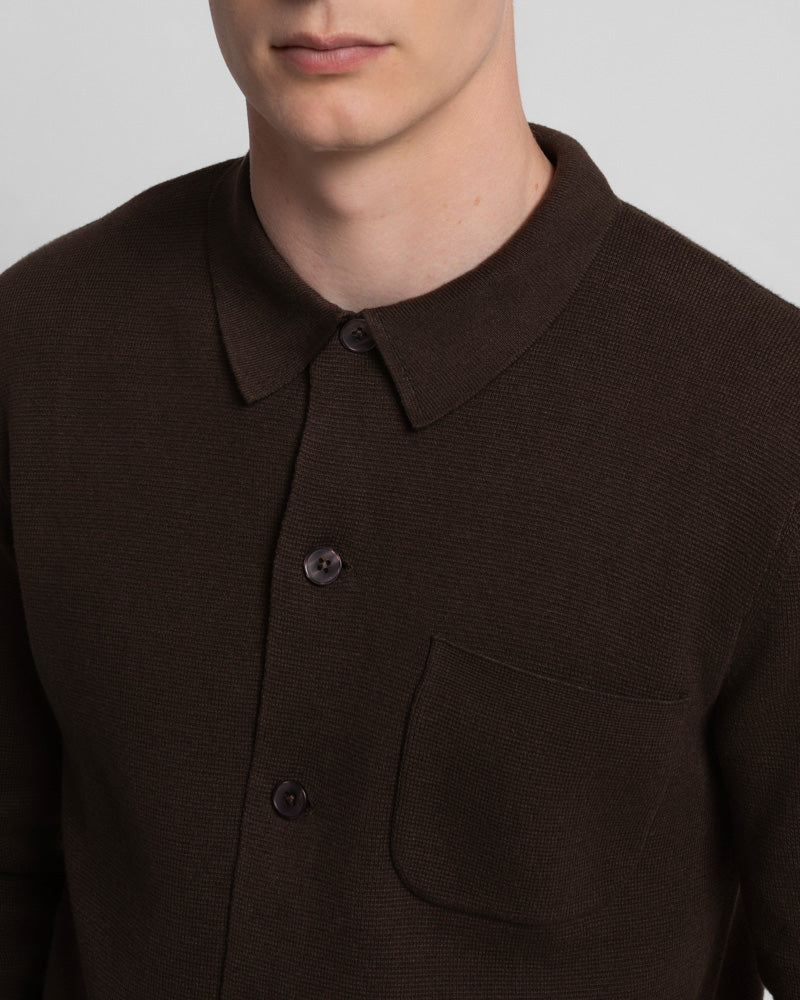 Heavy Milano Knit Overshirt