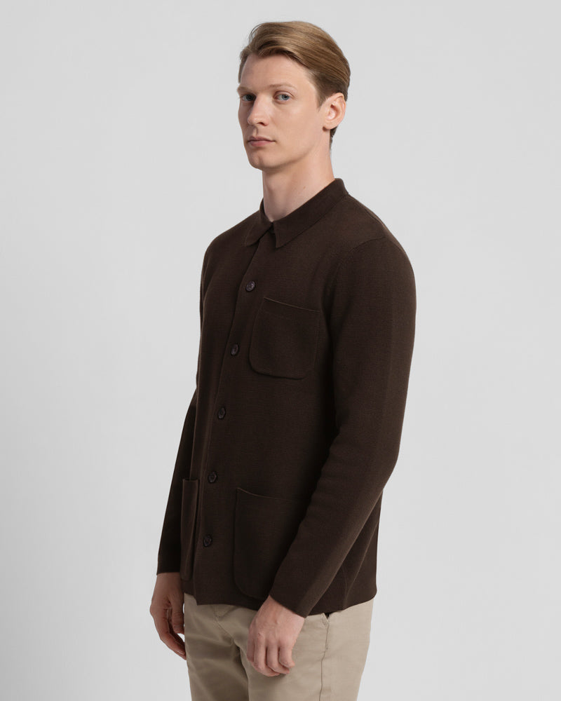 Heavy Milano Knit Overshirt