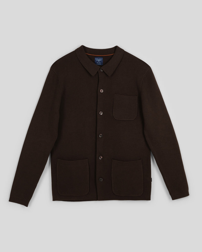Heavy Milano Knit Overshirt