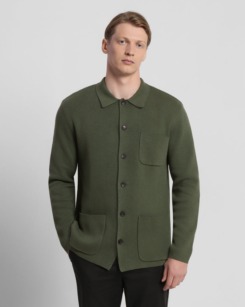 Heavy Milano Knit Overshirt