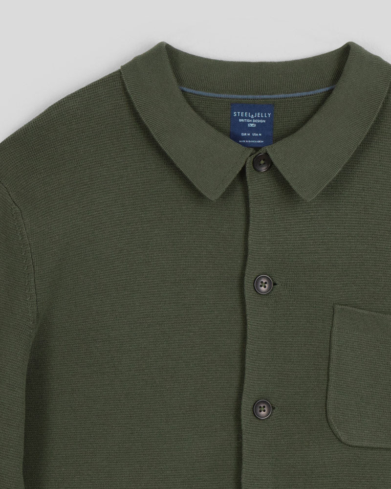 Heavy Milano Knit Overshirt