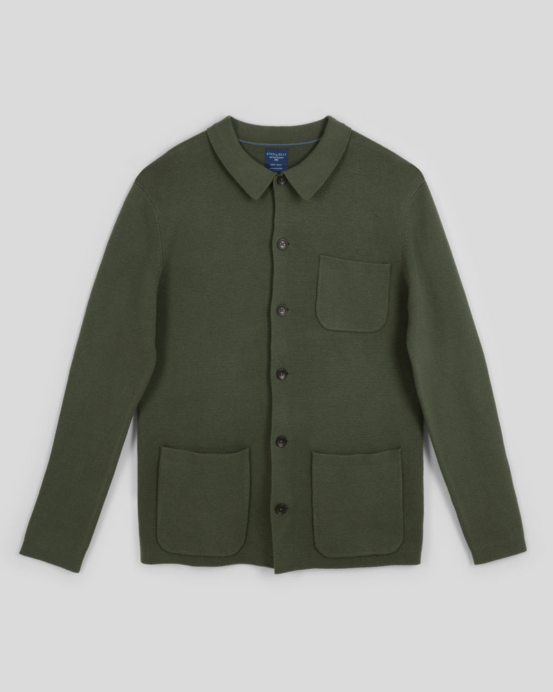 Heavy Milano Knit Overshirt