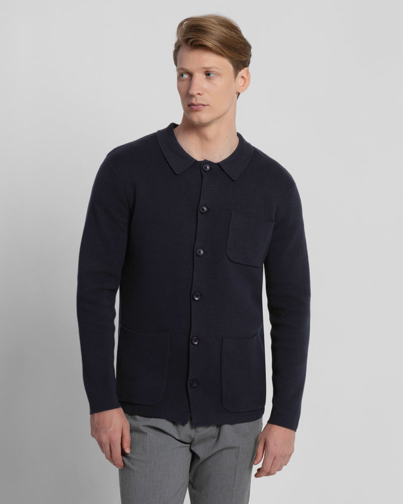 Heavy Milano Knit Overshirt