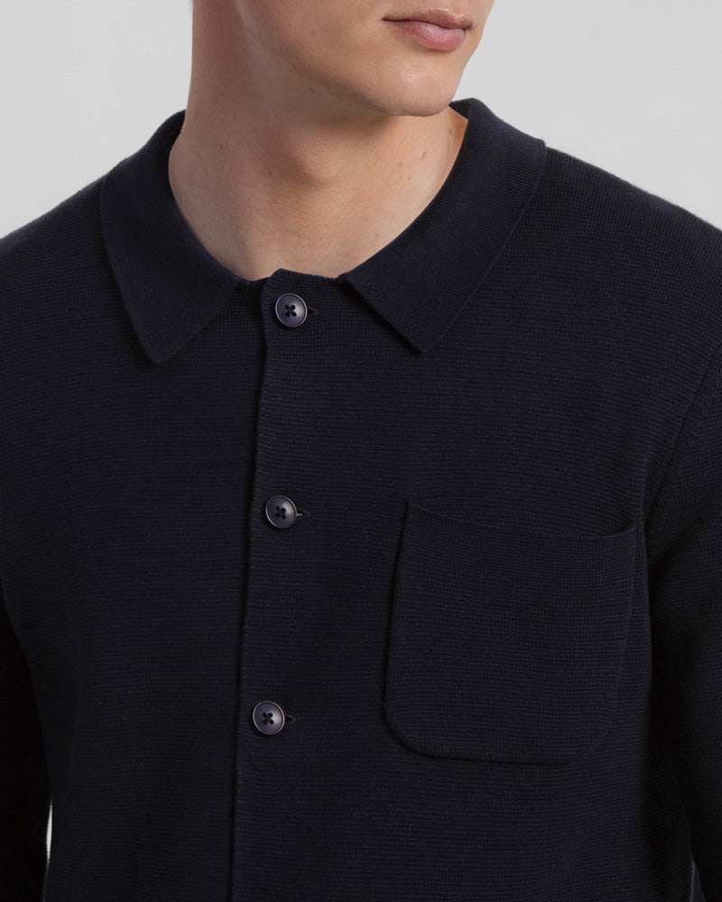 Heavy Milano Knit Overshirt